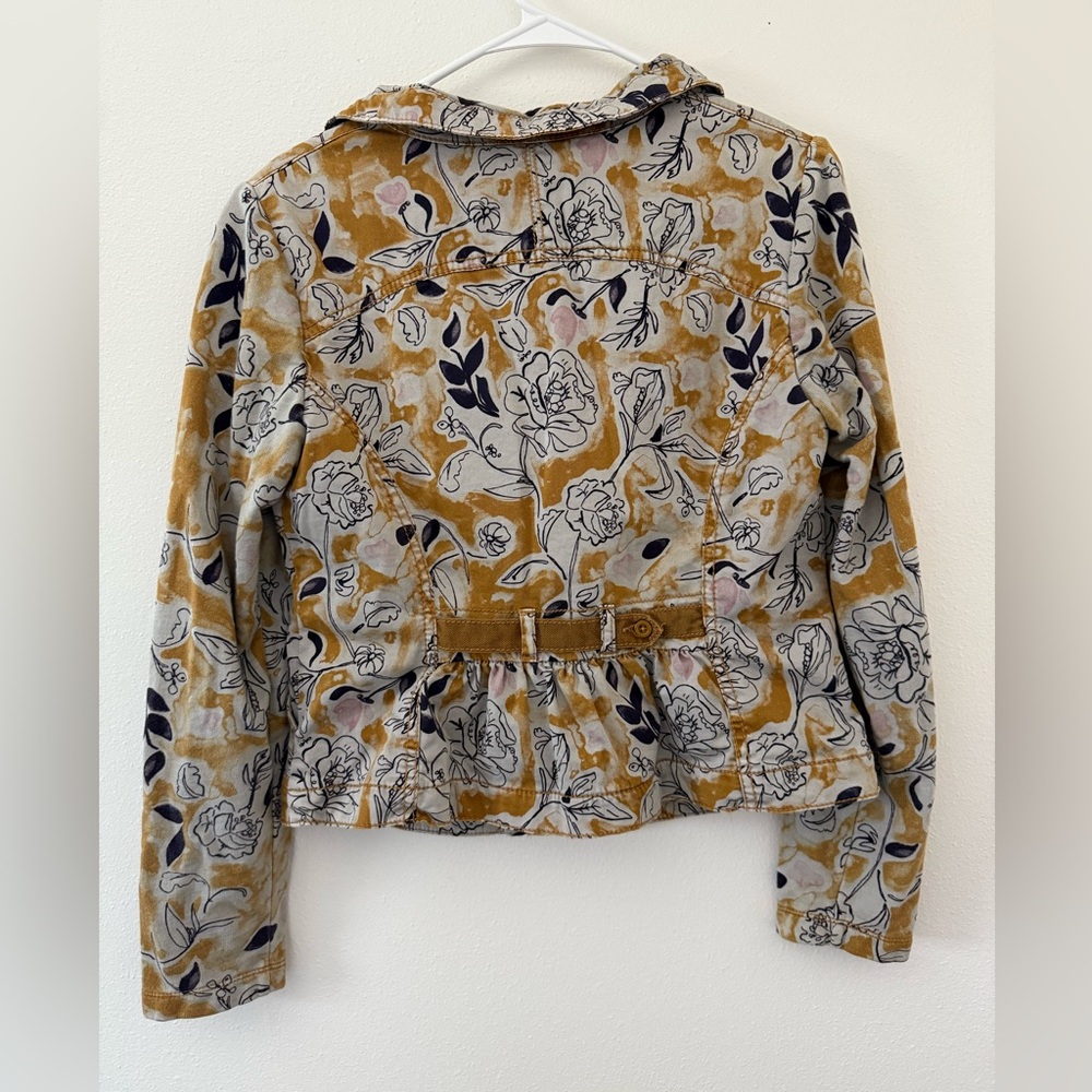 Anthropologie Marrakech Full Zip Floral Jacket size medium - Picture 9 of 9